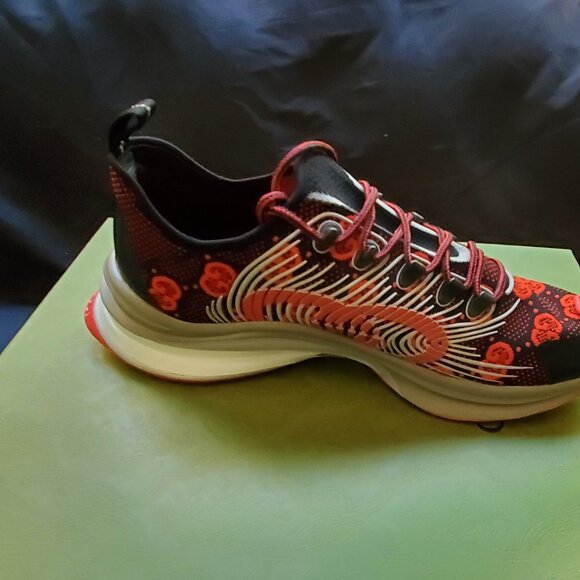 NIB Gucci Run technical knit fabric sneakers G 11.5 US 12.5 - Picture 3 of 7